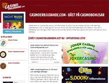 Tablet Screenshot of casinoerbjudande.com